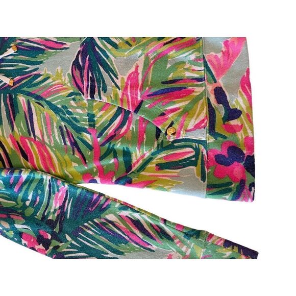 Lilly Pulitzer Womens Multicolor Palm Tree Pullover Sweatshirt Size Small - Picture 5 of 10